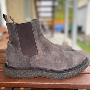 Officine Creative Bullet 002 Suede Chelsea Boots washed gray